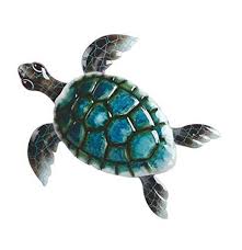 Sea Turtle Metal Wall Art Decoration