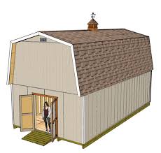 16x30 Barn Shed Plans