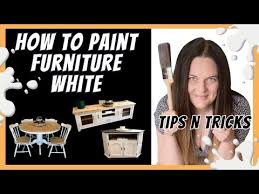 How To Paint Furniture White Common