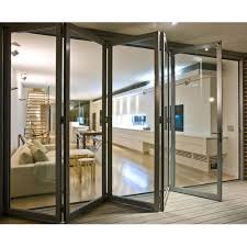 Transpa Foldable Folding Glass Door