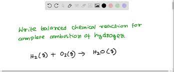 Solved Write Balanced Reactions For