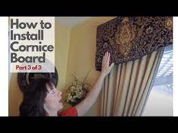 Diy Cornice Board Installation