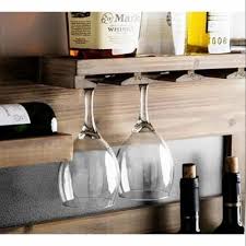 Wooden Wall Mounted Wine Rack At Rs