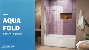 Dreamline Aqua Fold Frameless Tub Door
