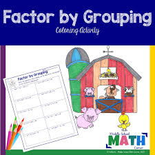 By Grouping Coloring Activity