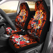 One Piece Anime Car Seat Covers Set Of