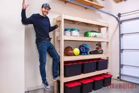 15 Easy Diy Garage Shelves With Build