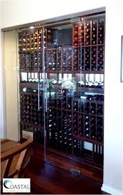 Glass Wine Cellar Doors Coastal