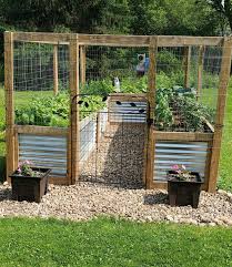 Fenced Vegetable Garden Design