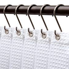 Zinc Shower Curtain Hooks