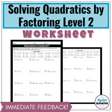 Solving Quadratic Equations By