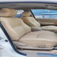 Beige Leather Toyota Fortuner Car Seat