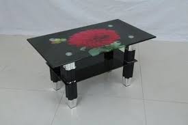Rectangle Normal Glass Coffee Table At