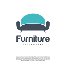 Furniture Logo Design Concept Symbol