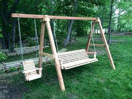 Yard Swing Frame Backyard Porch Outdoor