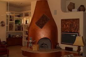 Kiva Fireplace Southwestern Design