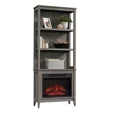 Shelf Bookcase With Fireplace 427373