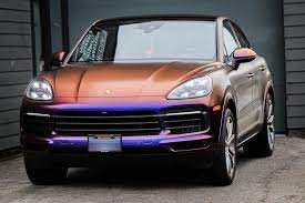 Porsche Cayenne Color Changing Vinyl