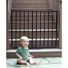Cardinal Gates Stairway Special Outdoor Child Safety Gate Black