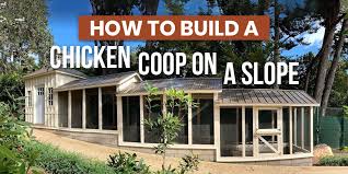 How To Build A En Coop On A Slope