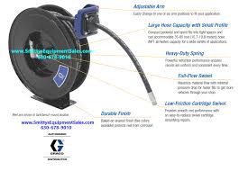 Graco Sdx10 Air Water Hose Reel 1 2 X