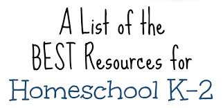 free resources for homeschool k 2