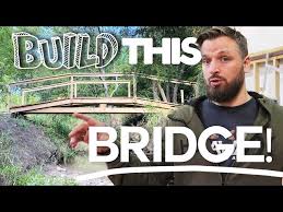 Diy How To Build Bridge Over A Creek
