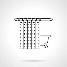 Black Line Vector Icon Stock Vector