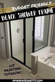 How To Paint Your Shower Door Frame
