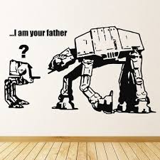 I Am Your Father Star Wars Banksy Wall