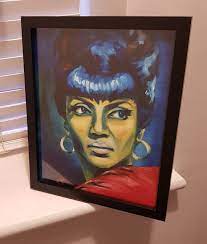 Original Oil Painting Fan Art Uhura