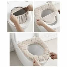 Cotton White Toilet Seat Cover Pads