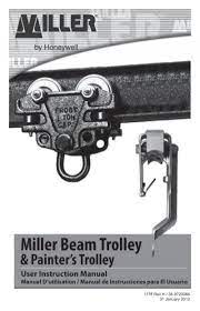 miller model 9065 i beam trolley