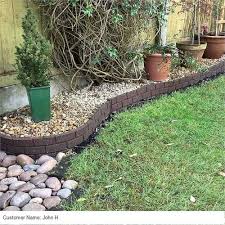 Recycled Rubber Lawn Edging Ultra