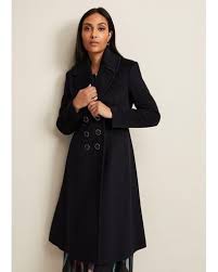 Ponte Fit Flare Coat Ladies Size