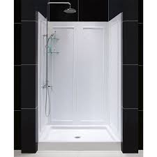Center Drain Acrylic Shower Base