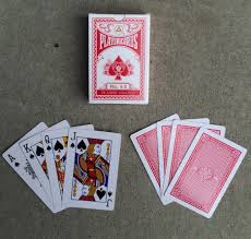 deck of playing cards bridge size