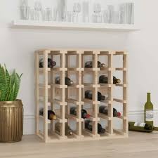 Wine Rack 58 5x33x60 5 Cm Solid Wood