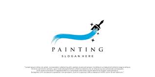 Painting Logo Design Renovation Icon