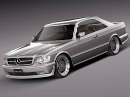 Mercedes W126 560 Sec Amg 1991 3d