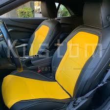 Black Interior Leather Seat Covers For