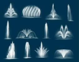 Water Fountain Vector Art Icons And