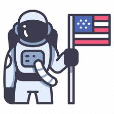 Astronaut Flag Space Spaceman