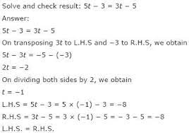 Ncert Solutions Linear Equations In