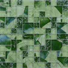 Green Glass Mosaic Tile