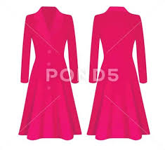 Woman Pink Coat Royalty Free