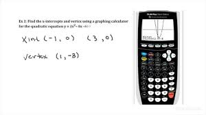 Vertex Of A Quadratic Function