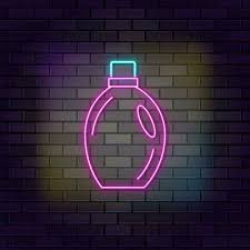 Bottle Container Detergent Neon Icon