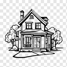 Silhouette Icon Traditional House