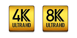 Vector 4k And 8k Ultra Hd Gold Icon